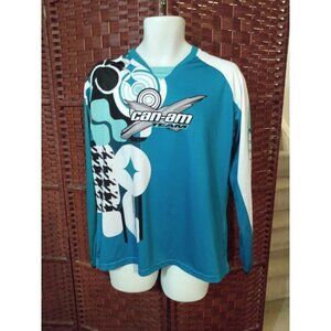 Women's can-am Team Jersey shirt Long Sleeve Off Road Motocross can am